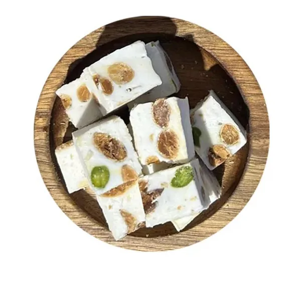 Weicher Nougat - Geröstete Mandeln und Pistazien - 5kg