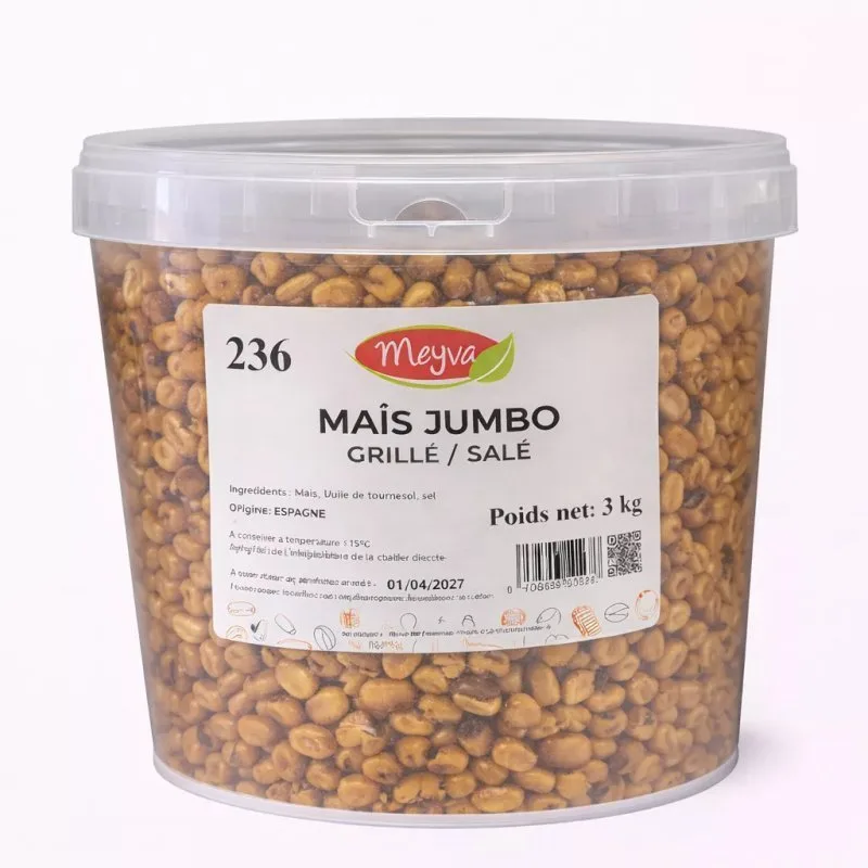 BUCKET MEYVA - JUMBO ROASTED SALTED CORN 3KG