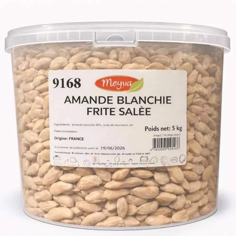 BUCKET MEYVA - ALMOND BLANCHED FRIED SALTED Spain - 5KG
