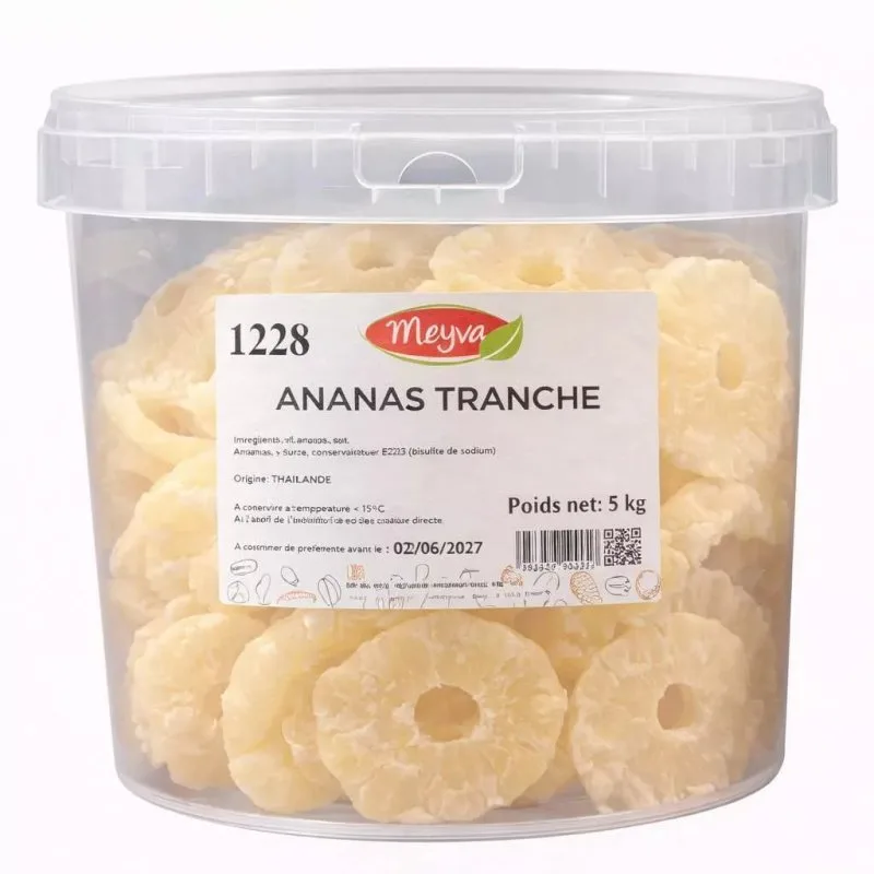 EIMER MEYVA - DEHYDRIERTE ANANAS-SCHEIBEN 5KG
