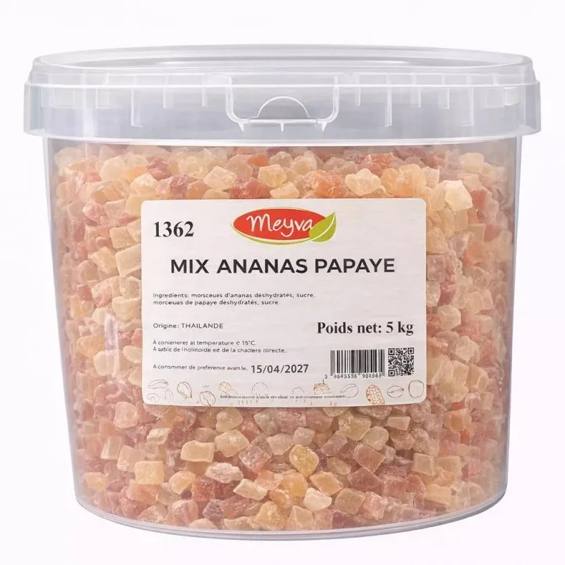 Eimer Meyva - Mischen Ananas / Würfel 5kg Würfel