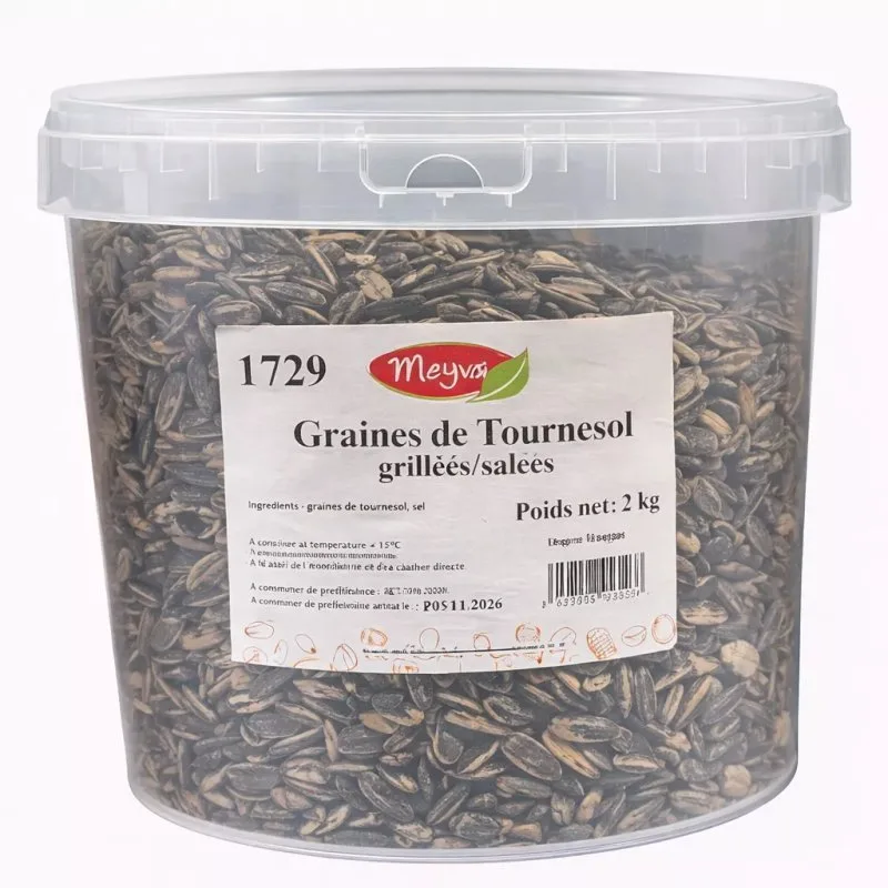 EIMER MEYVA - GERÖSTETE GESALZENE SONNENBLUMENKERNE 2KG