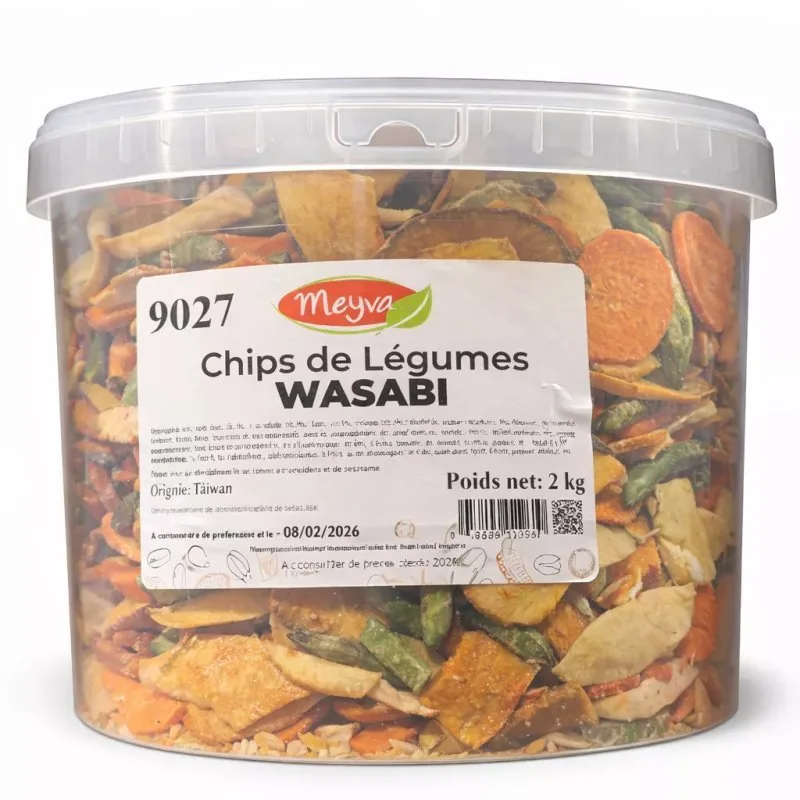 Eimer Meyva - Gemüsechips! ! Wasabi! ! - 2kg