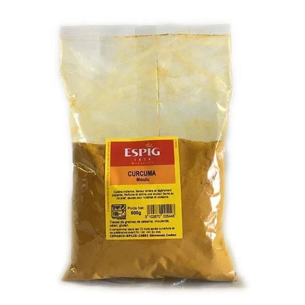 GEMAHLENER KURKUMA 500G - Espig