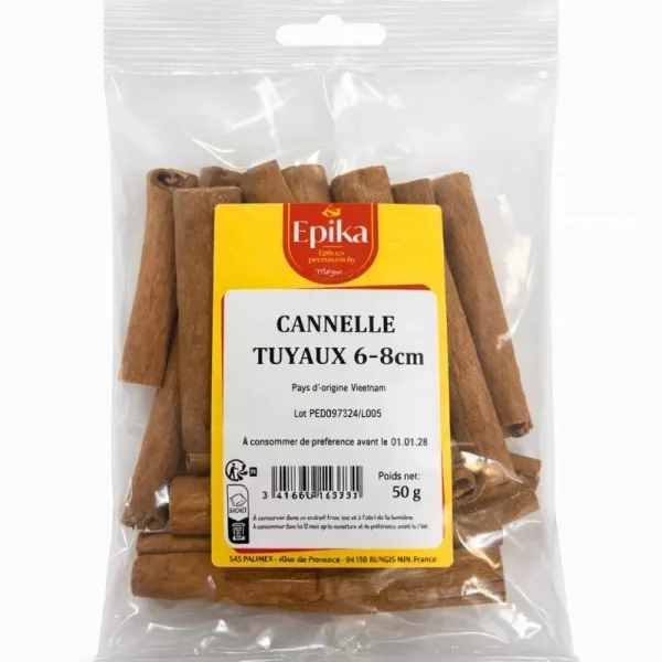 Epika - CANNELLE TUYAUX 6-8 cm - 15x50g