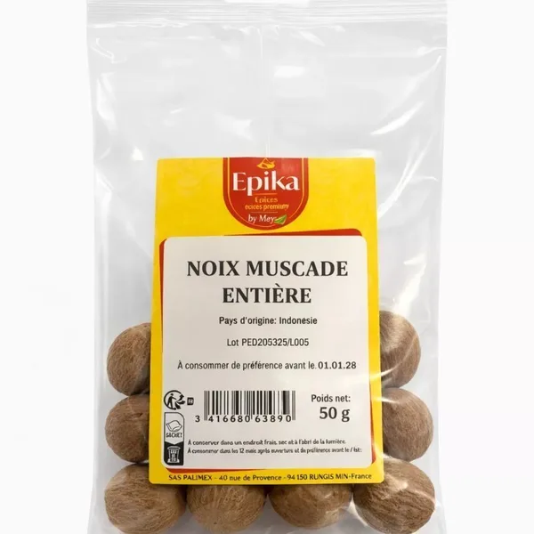 Epika - WHOLE NUTMEG - 20x50g