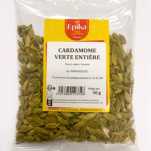 Epika - WHOLE GREEN CARDAMOM - 20x50g