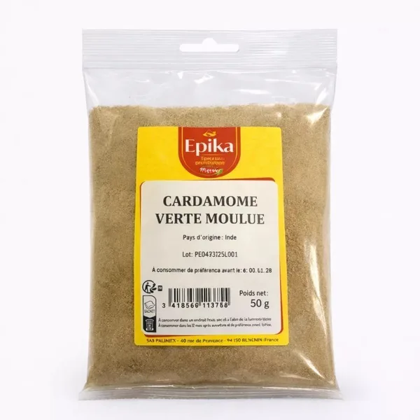 Epika - GROUND GREEN CARDAMOM - 20x50g