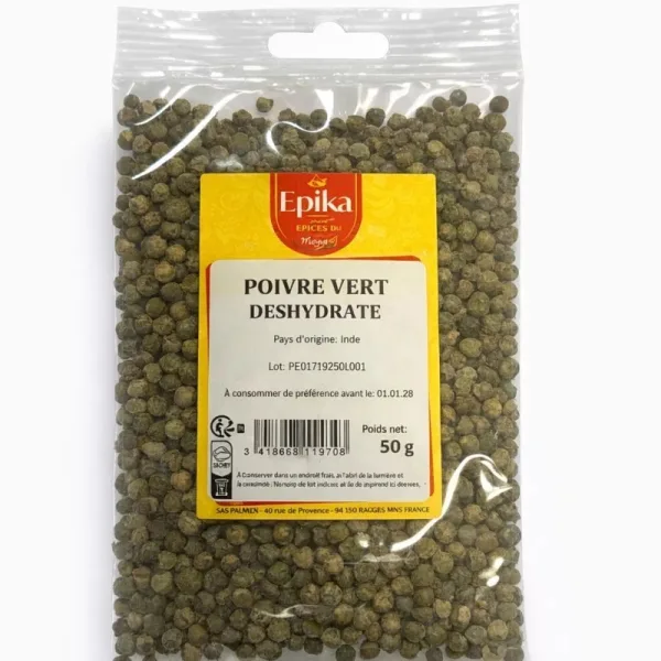 Epika - POIVRE VERT DESHYDRATE - 20x50g
