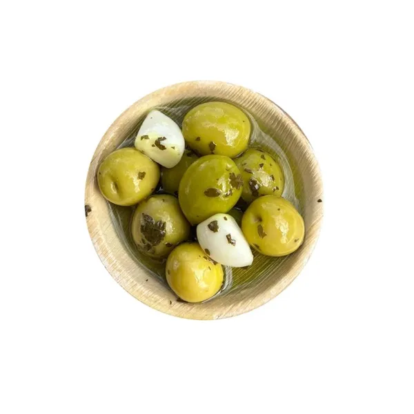 Grüne Oliven - ÄGYPTEN - Kaliber 10/12 - KNOBLAUCH PETERSILIE - 10KG