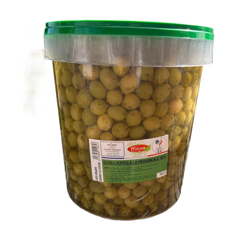 Olives vertes - EGYPTE - Calibre 10/12 - A LA PROVENCALE - 10KG