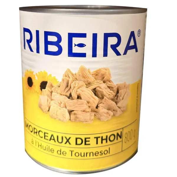 TUNA IN OIL CHUNKS RIBEIRA 4/4 - 12x800G