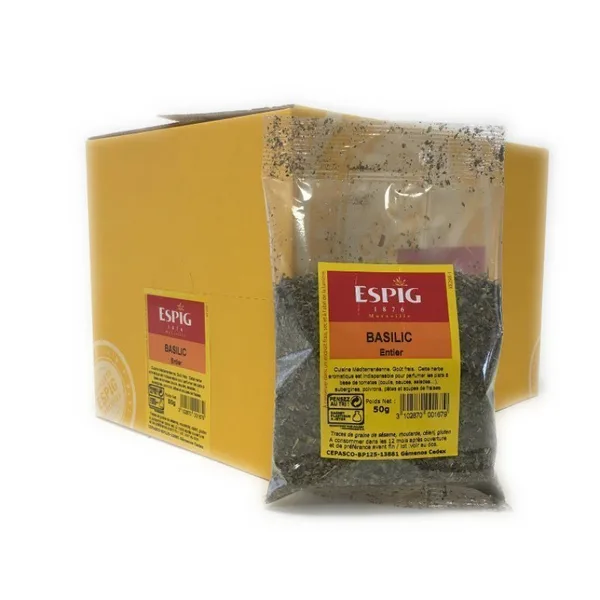 Ganzes Basilikum - ESPIG - 20x50g