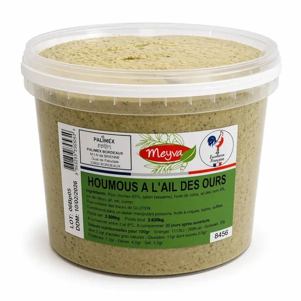 MEYVA - HUMMUS MIT BÄRLAUCH - 3.5KG