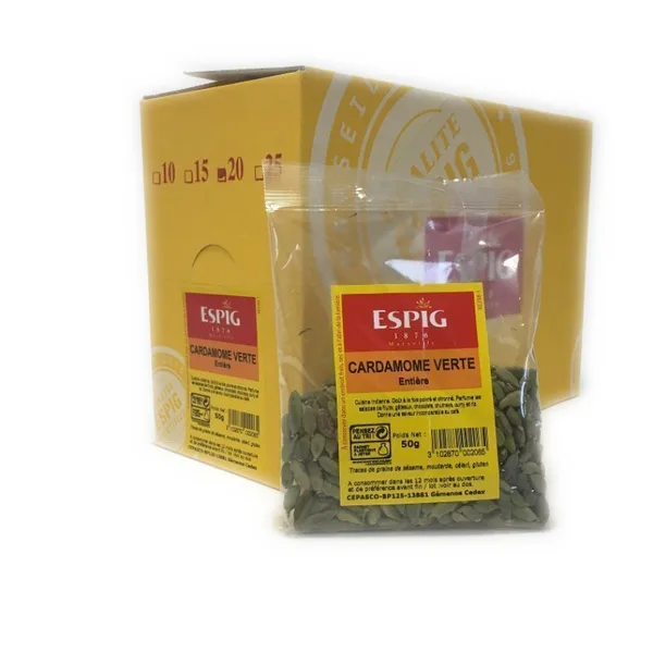 GRÜNE KARDAMOM GANZ - Espig - 20x50g