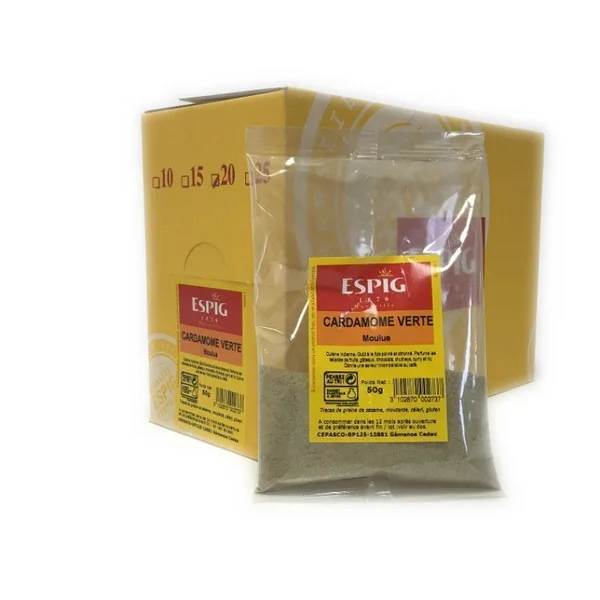 GEMAHLENER GRÜNER KARDAMOM - Espig - 20x50g
