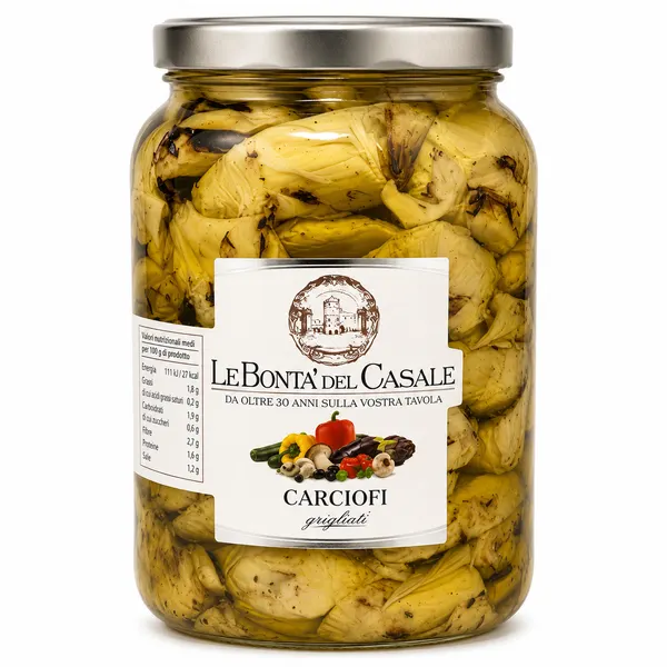 COEUR COUPÉ ARTICHAUT GRILLE BOCAL - 2.8KG - X2