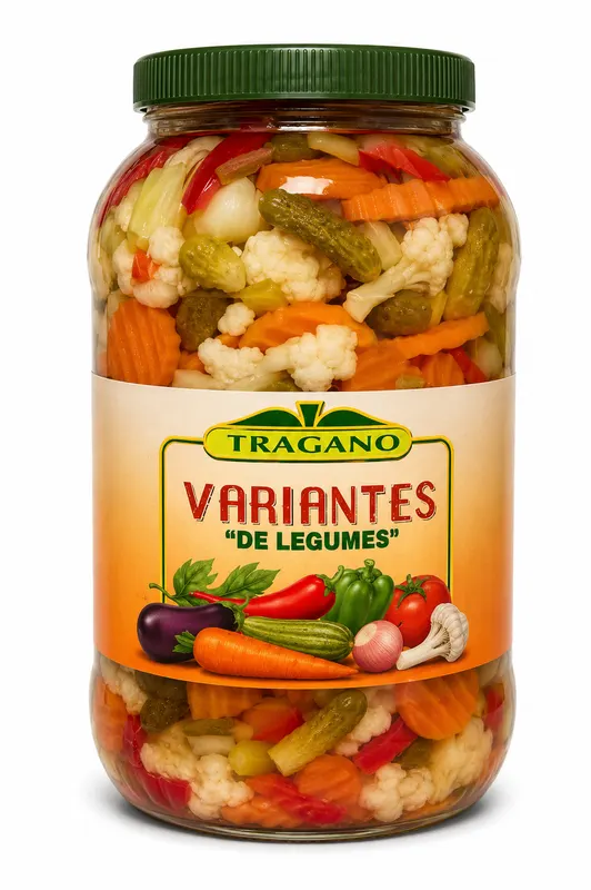 TRAGANO PIKLES VARIANTES - 4X2,2KG - Prix du bocal