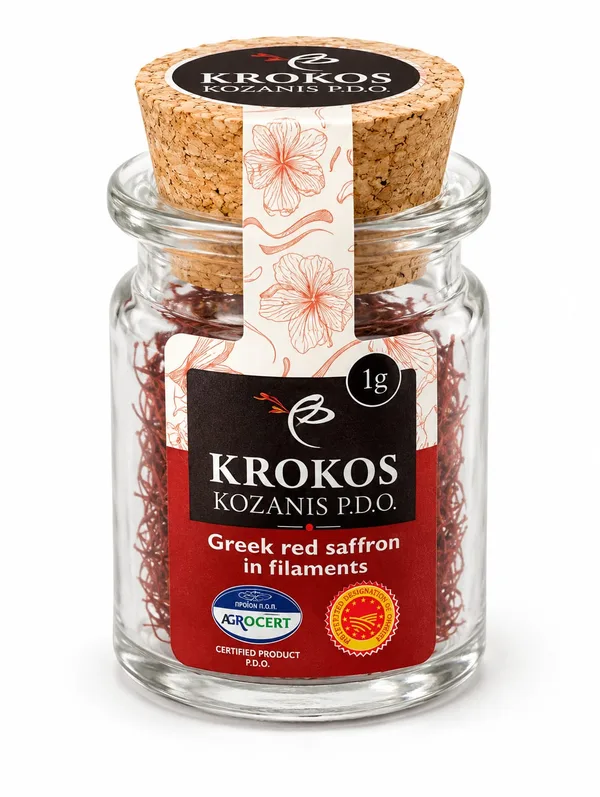 GREEK SAFFRON THREADS JAR - 6x1g