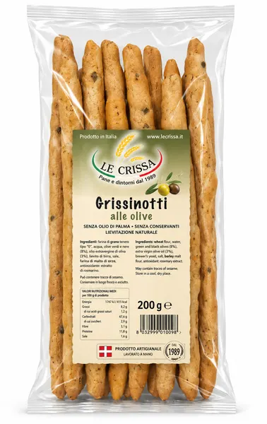 GRISSINOTTI OLIVE - 12x200g