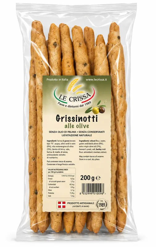 GRISSINOTTI OLIVE - 12x200g