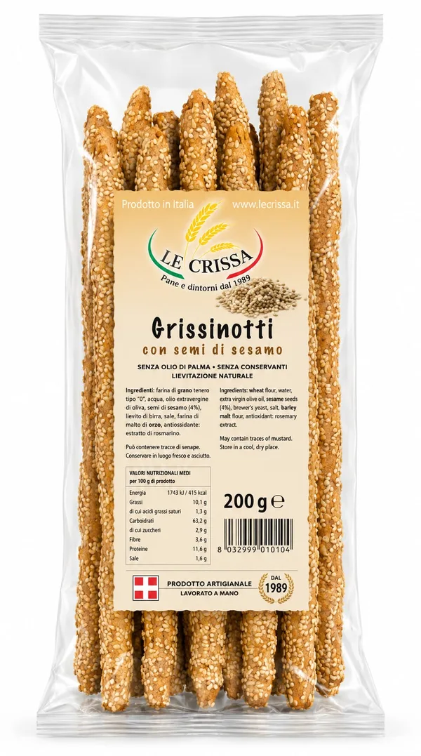 SESAME GRISSINOTTI - 12x200g