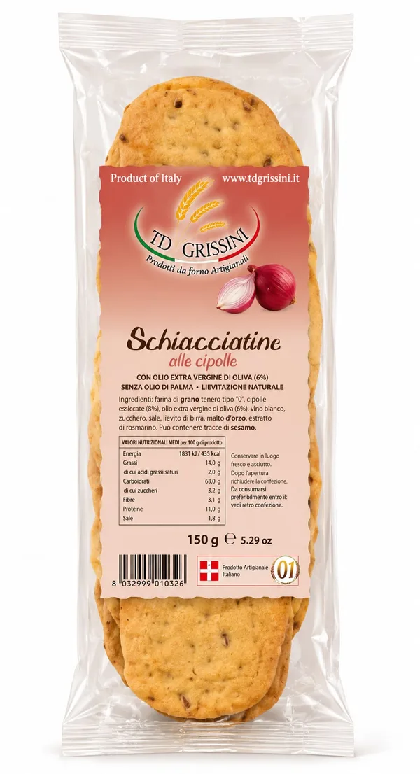 ONION SCHIACCIATINE - 12x150g