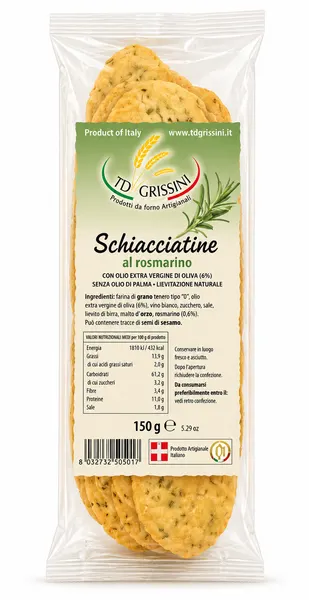 SCHIACCIATINE ROMARIN - 12x150g