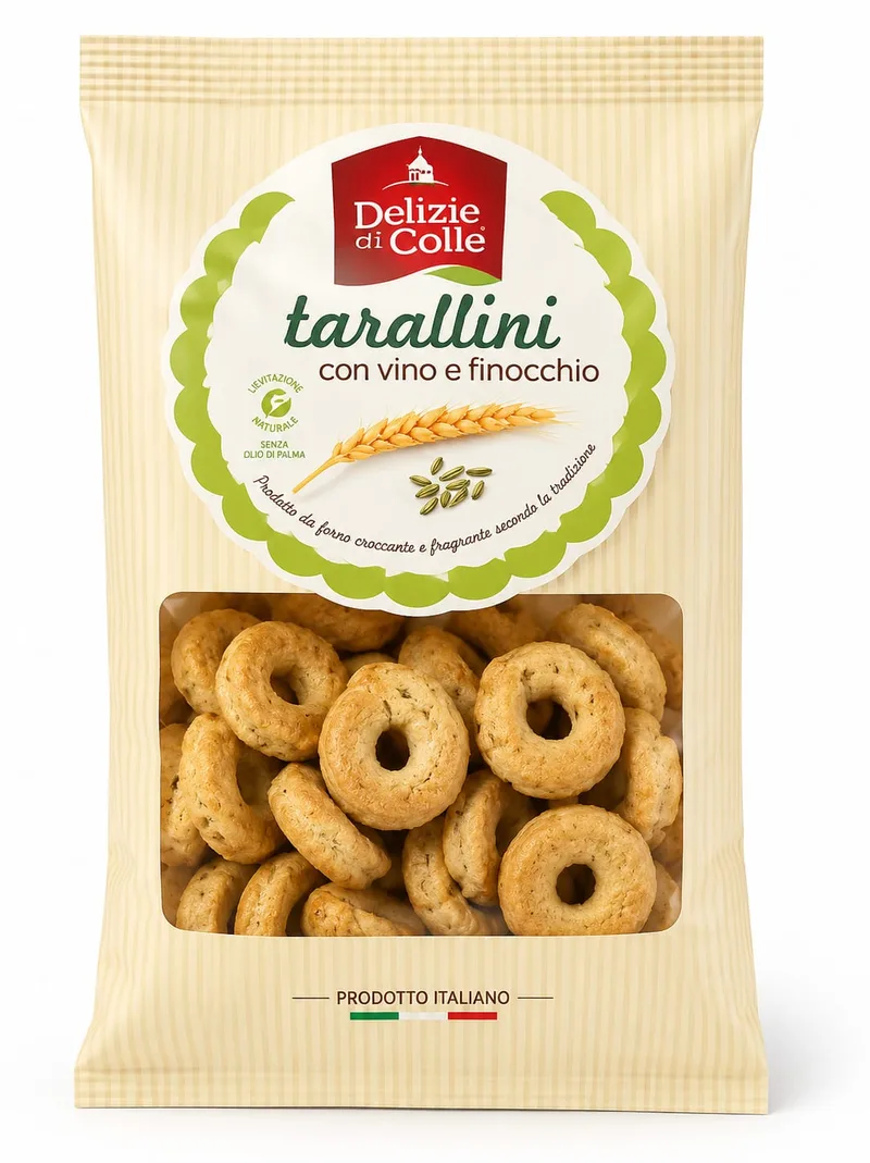 TARALLI FINOCCHIO - FENNEL - 15x200g