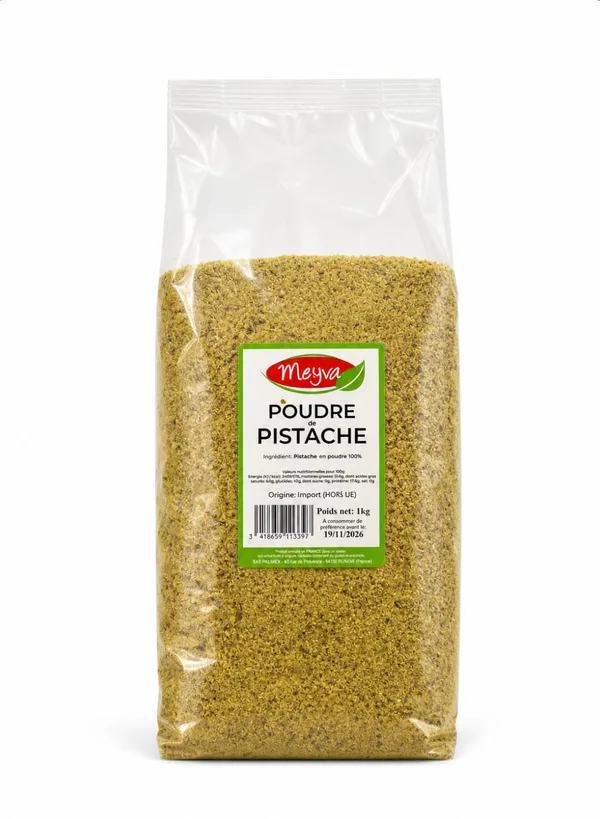 Meyva - Pistachio powder - Professional quality - Carton 8 x 1 kg