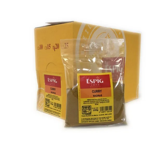 Curry - Madras tragen - Espig - 20x100g
