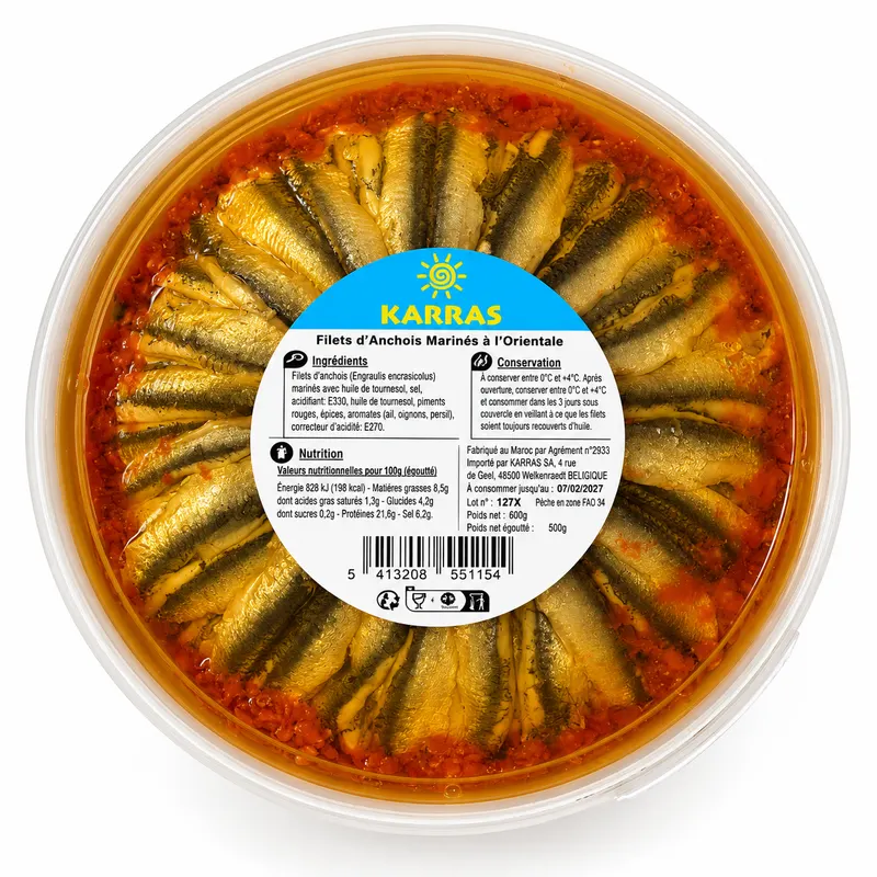 Anchois Mariné Orientale - 1KG