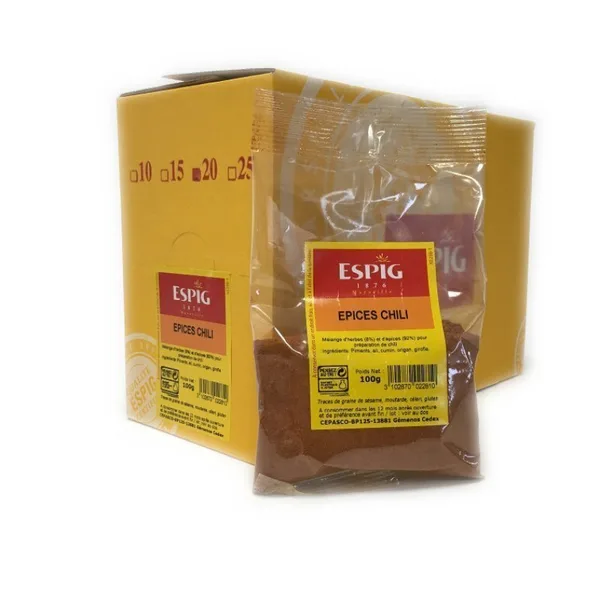 Gewürze Chile - ESPIG - 20x100g