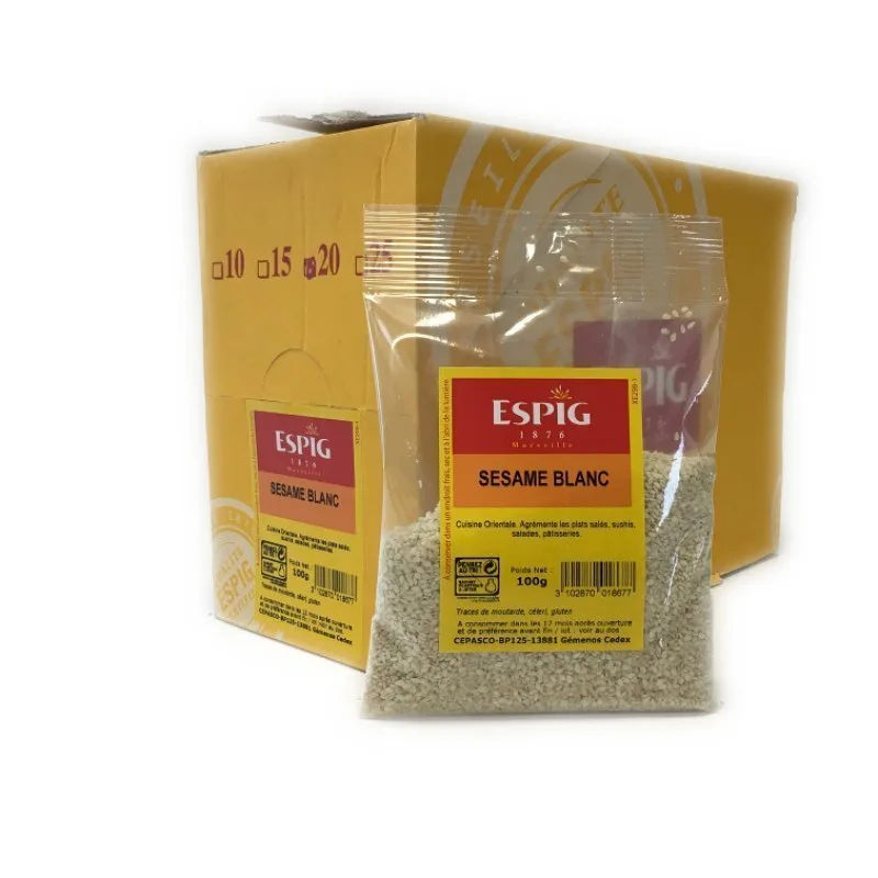 Sesam Decortique White - ESPIG - 20x100g