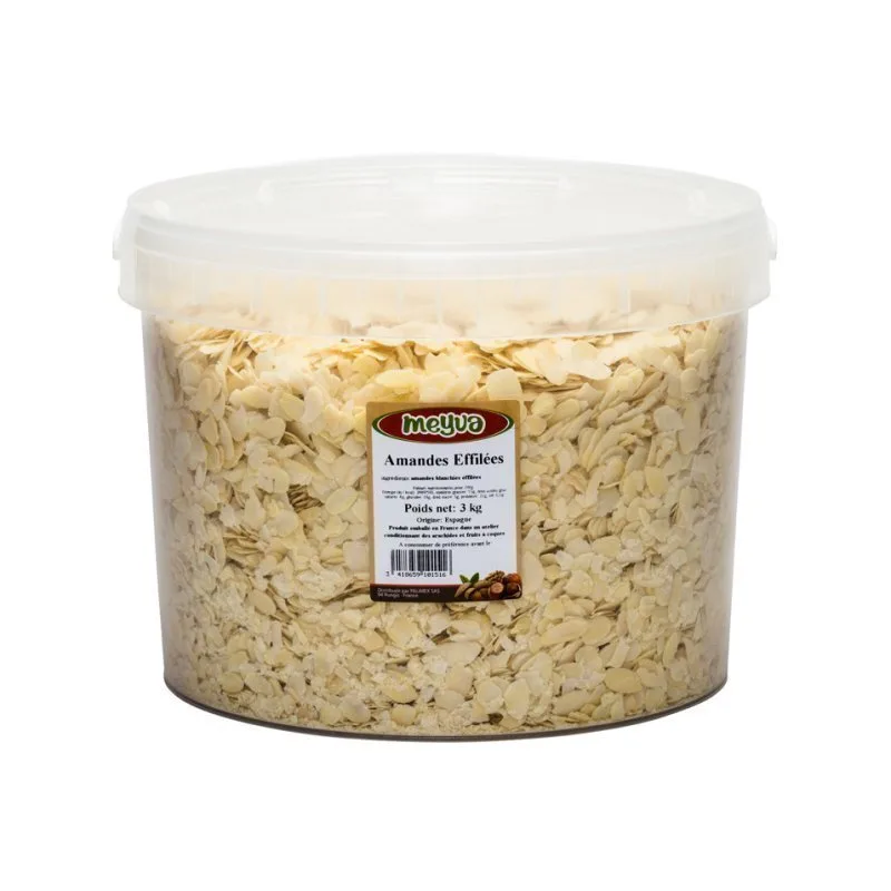 MEYVA BUCKET - FLAKED ALMONDS 3KG