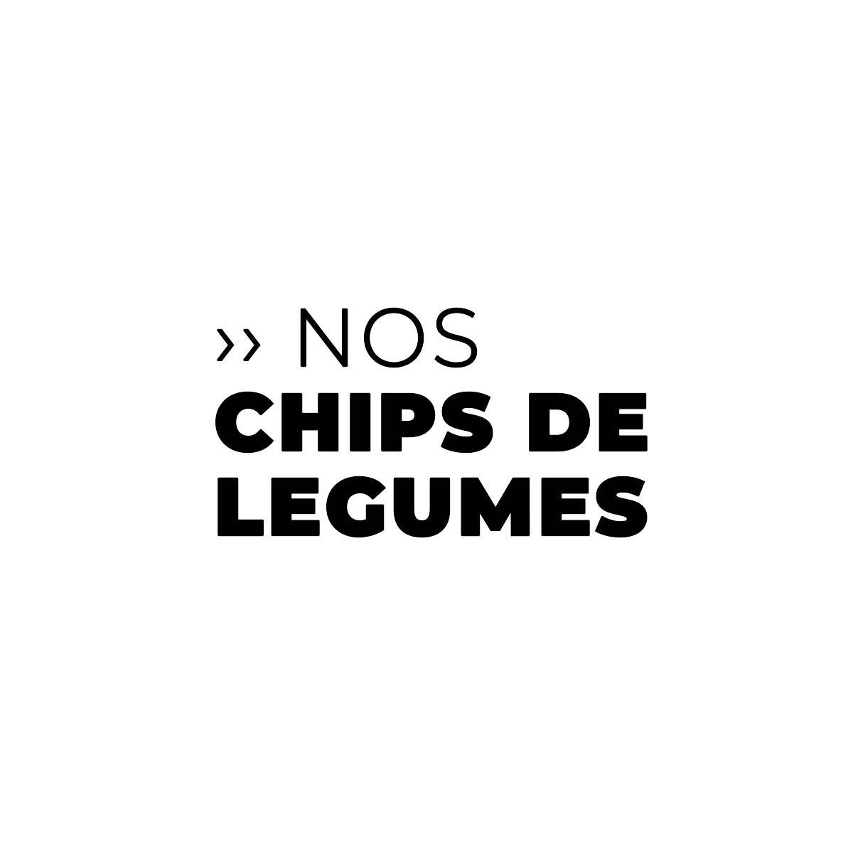 Idéal pour l’apéritif. Nos chips de légumes nature ou au poi…