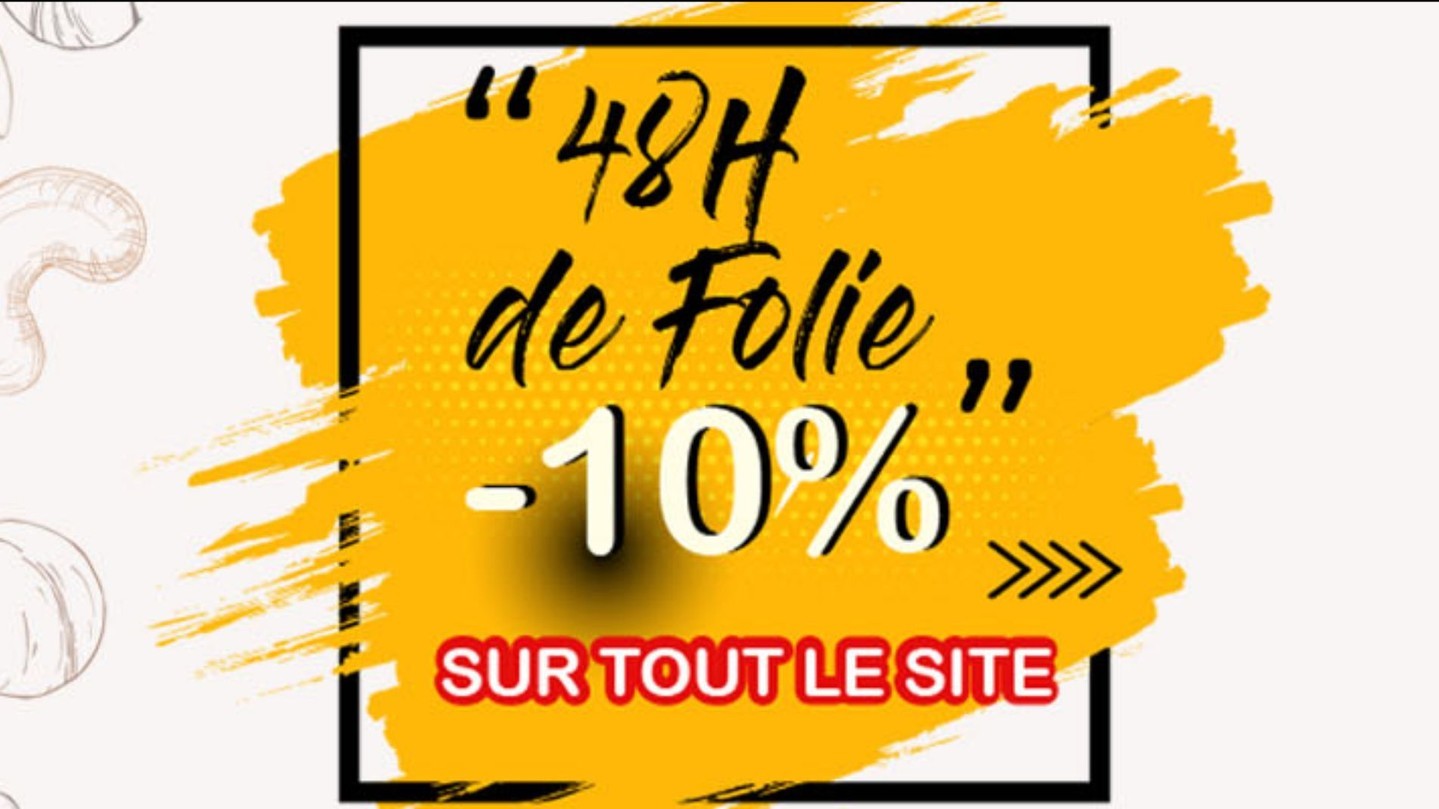 📣-10% sur TOUT le site !
