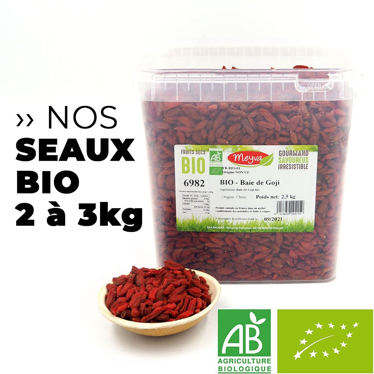 Bio🌱Agriculture Biologique. S E A U X de 2 à 3 kg! V R A C…