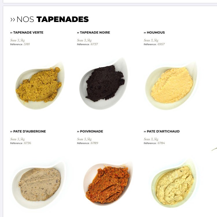 Notre gamme d’olives et tapenades façonnés en France. 🇫🇷 E…