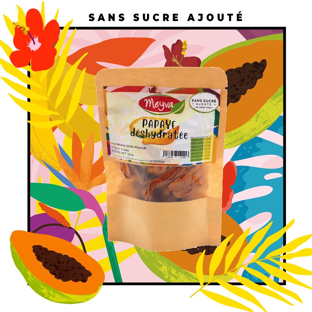 Découvrez la douceur naturelle de notre papaye déshydratée s…
