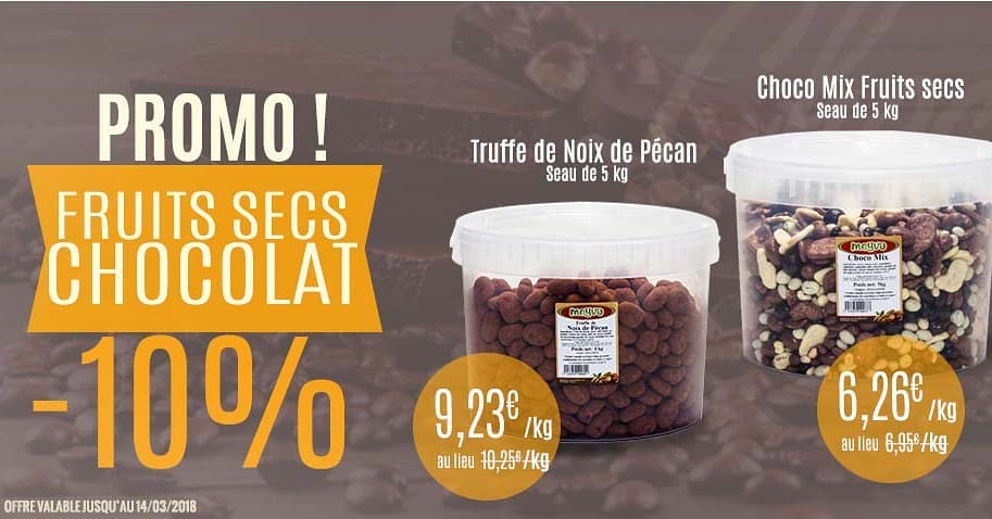 🍫 PROMO FRUITS SECS CHOCOLAT 🍫 Rendez vous sur notre site …