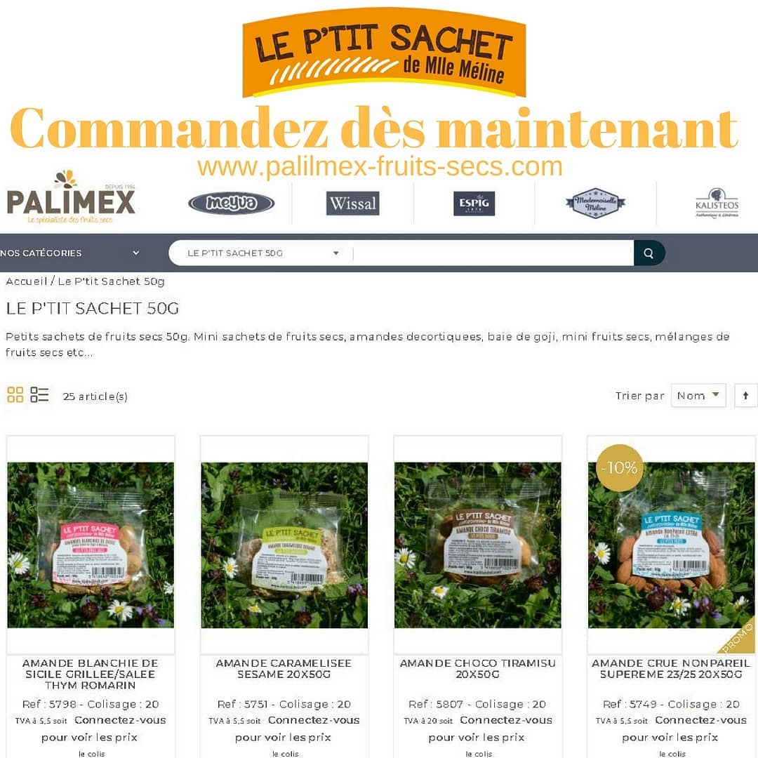 Lancement de la gamme "le p'tit sachet de Mlle Méline". Un s…