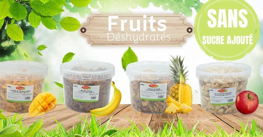 ‼️NOUVEAUTÉ ‼️ Des fruits déshydratés sans sucre ajouté 🍌🍎…
