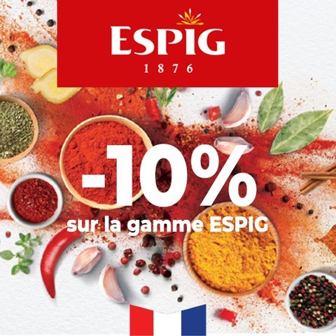 PROMO -10% sur la gamme Espig