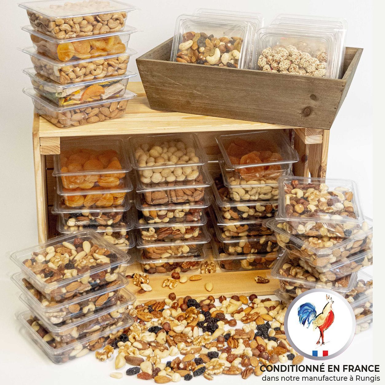 Nouveauté ! ✅ LE VRAC CONDITIONNÉ, vos fruits secs en Barque…