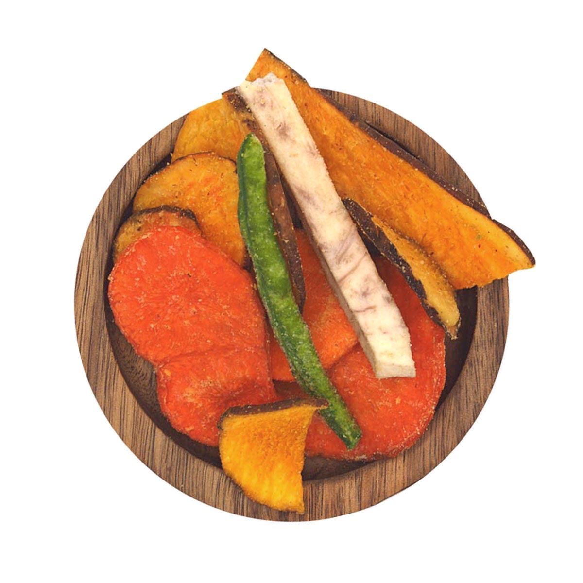 Idéal pour l’apéritif. Nos chips de légumes nature ou au poi…