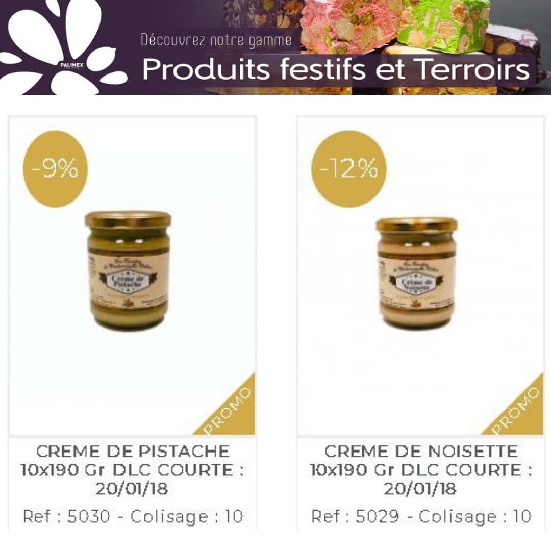 🛒 DÉSTOCKAGE 🛒 Les pots de crème de pistache et de noisett…