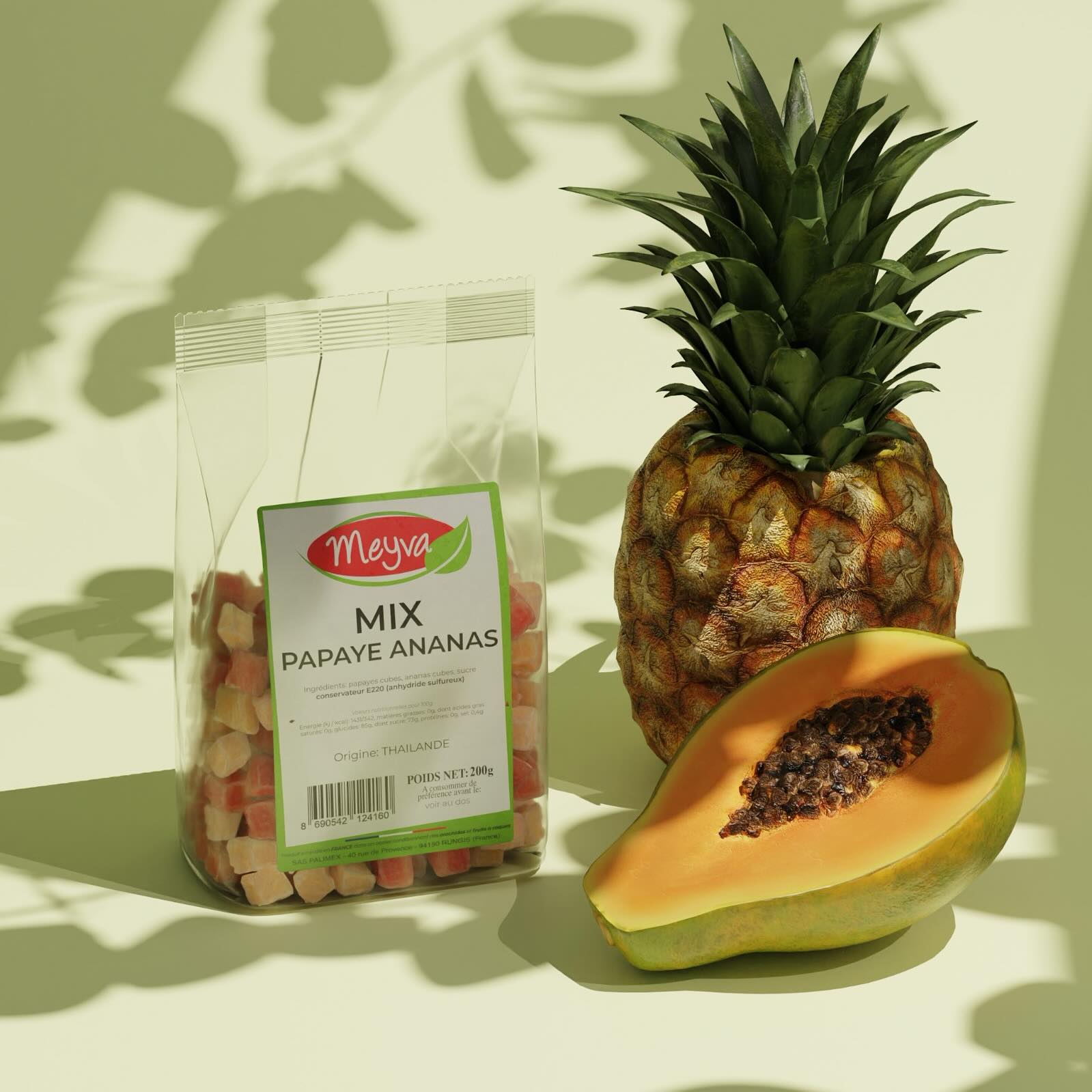 Mix Ananas Papaye MEYVA : le plein de soleil en sachet ! ☀️ …