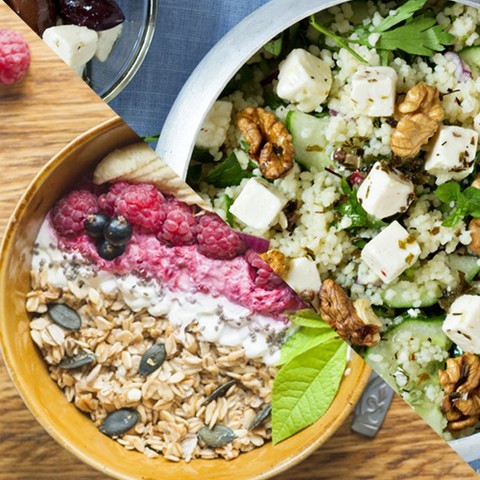 Mélange Salade & Yaourt. Pour des repas sains & équilibrés