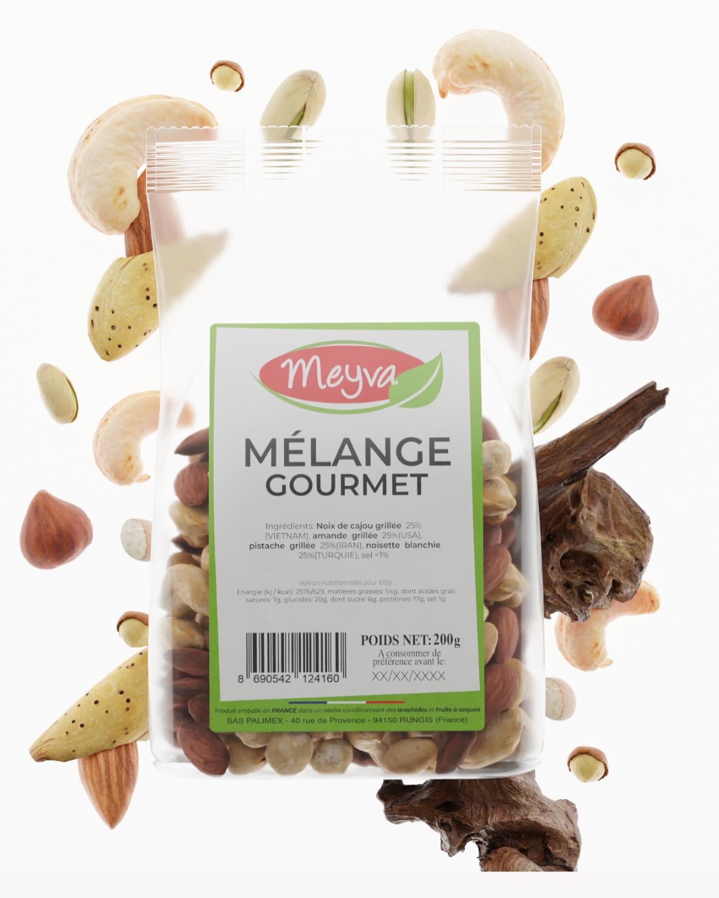 Mélange gourmet de fruits secs Meyva : un plaisir sain et sa…